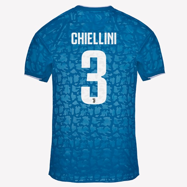 Camiseta Juventus NO.3 Chiellini Tercera equipo 2019-20 Azul